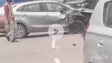 कंडाघाट: चंडीगढ़-शिमला नेशनल हाईवे 5 पर मनसार के समीप एक कार और महिंद्रा पिकअप के बीच हुई टक्कर