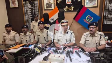 कांके: गोंदा थाना क्षेत्र में अपराध की योजना बनाते हुए दो अपराधी गिरफ्तार