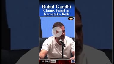 Rahul Gandhi claims 'fraud' in Karnataka electoral rolls #RahulGandhionEC