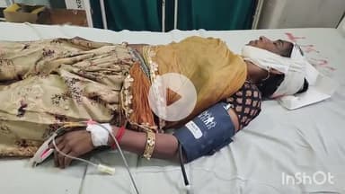 भीलवाड़ा: कारोई के समीप बाइक सवार मां-बेटे को टक्कर मारने के बाद पलटी कार, हादसे में दोनों गंभीर घायल