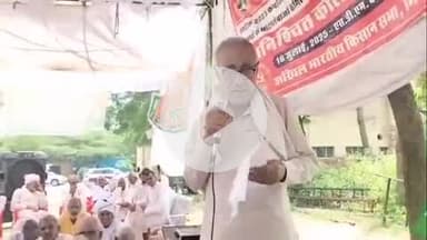 लोहारू: किसानों के अनिश्चितकालीन धरने के 23वें दिन कई राज्यों के किसान नेताओं का मिला समर्थन