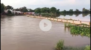 हनुमानगढ़: हनुमानगढ़ की घग्घर नदी में गुल्लाचिका हेड से पानी की आवक 19000 क्यूसेक रही है