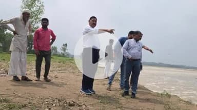 भगवानपुर: भगवानपुर क्षेत्र के कई गांवों में नदी के तेज बहाव में फसलें बह गईं, तहसील प्रशासन ने किसानों के नाम किए चिन्हित