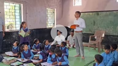 बटियागढ़: दमोह कलेक्टर सुधीर कोचर ने हिंडोरिया में स्कूल का निरीक्षण किया, पौधारोपण भी किया