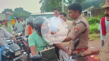 घाटमपुर: पतारा कस्बे में ट्रैफिक पुलिस ने चलाया विशेष चेकिंग अभियान