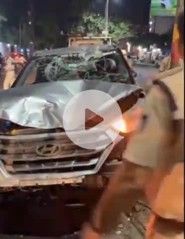 तानसेन: सिटी सेंटर पर शराब के नशे में कार चालक ने छह लोगों को मारी टक्कर