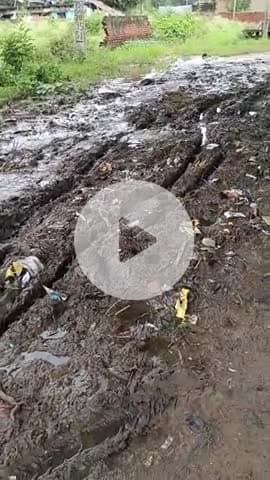 Road conditions Gountiya noor mohd. Ghatgaon #Shergarh@