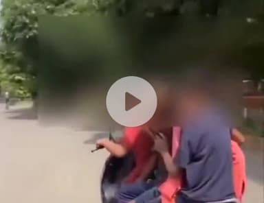 ग्वालियर गिर्द: ग्वालियर में सचिन तेंदुलकर मार्ग पर 4 नाबालिग बच्चों का वाहन चलाते हुए वीडियो वायरल