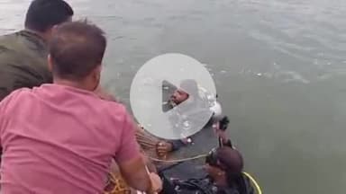 लाडपुरा: चंबल नदी की डाऊन स्ट्रीम में दो युवक डूबने की सूचना पर निगम गोताखोर रेस्क्यू टीम ने चलाया तलाशी अभियान, दोनों के शव मिले