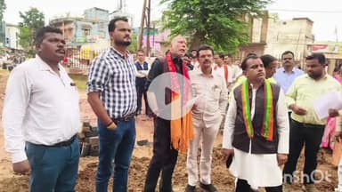 जगदलपुर: भाजपा प्रदेश अध्यक्ष किरण देव ने अटल परिसर का किया निरीक्षण