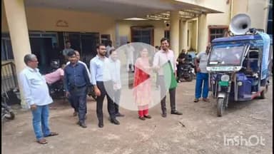 शंभूगंज: शंभूगंज में राजस्व महा अभियान को लेकर बीडीओ व सीओ ने जागरूकता रथ को हरी झंडी दिखाकर किया रवाना