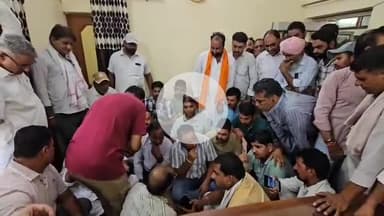 हनुमानगढ़: नई आबादी में 13 घंटे से विद्युत आपूर्ति ठप होने पर भाजपा के पूर्व जिला अध्यक्ष देवेंद्र पारीक और एईएन के बीच हुई कहासुनी