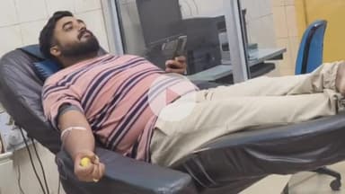 माडा: क्षत्रिय कुलावंत संगठन के सौरभ सिंह ने रक्तदान कर माडा निवासी महिला की जान बचाई