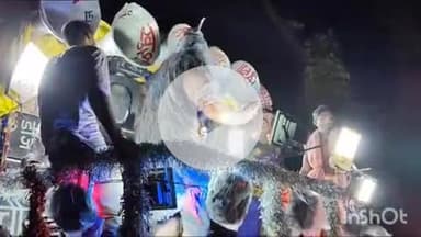 गोपालगंज: शहर के मेन रोड सहित अन्य जगहों से निकला महावीरी अखाड़ा जुलूस, कलाकारों ने प्रस्तुत की भव्य झांकी