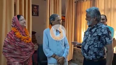 चूरू: जिले के वैद्य दंपति ने मेडिकल कॉलेज में देहदान का संकल्प लिया, प्रिंसिपल ने माल्यार्पण कर किया अभिनंदन