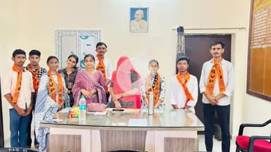 सायला: अखिल भारतीय विद्यार्थी परिषद ने सायला में मनाया 'प्रशासन के संग रक्षाबंधन'