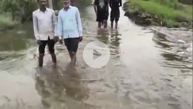 अमरोहा: अमरोहा जिले की कई नदियां उफान पर, 40 गांवों में बाढ़ जैसे हालात बने