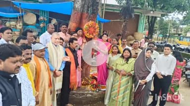 जगदलपुर: जगदलपुर विधायक और बीजेपी प्रदेश अध्यक्ष किरण देव ने पीपल के पेड़ में बांधा रक्षासूत्र, दिया पर्यावरण संरक्षण का संदेश