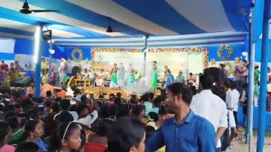 গোয়ালপোখর ২: চাকুলিয়া থানার পিঁয়াজ গাঁও ফুটবল মাঠে আয়োজিত আমাদের পাড়া আমাদের সমাধান কর্মসূচি তে সাংস্কৃতিক অনুষ্ঠানের আয়োজন