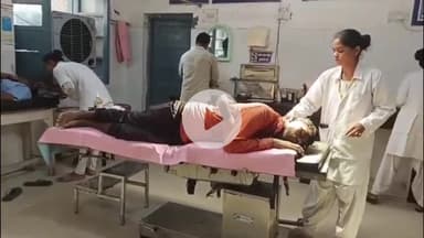 कोठी के नैना में क्रेन से गिरा ऑपरेटर, घायल अवस्था में जिला अस्पताल में भर्ती