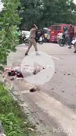 बहराइच: झिंगहाघाट के पास ट्रक ने युवक को रौंदा, युवक की हुई मौत, पुलिस जांच में जुटी