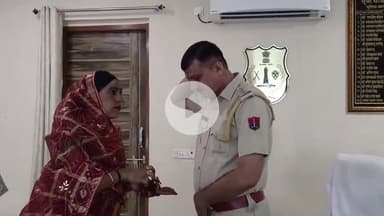 सरदारशहर: सरदारशहर पुलिस थाने में थानाधिकारी मदनलाल बिश्नोई को किन्नर मोनिका बाई और सामाजिक कार्यकर्ता ने बांधा रक्षा सूत्र