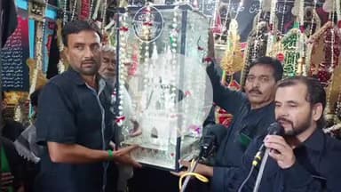 जयसिंहपुर: सुरौली में अंजुमन अब्बासिया की ओर से कर्बला वालों की याद में आयोजित हुई शब्बेदारी, अंजुमनों ने किया नौहा मातम