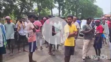 हिरणपुर: थाना क्षेत्र के घाघरजनी गांव में बिजली के पोल में करंट आने से मवेशी की मौत, सड़क जाम