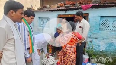 हिंगणघाट: हिंगणघाट तालुक्यात दौऱ्या दरम्यान आमदार राजू बकाने यांनी चक्क मूर्तिकार महिला हिची घेतली भेट