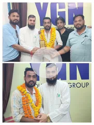 यूथ कांग्रेस विधानसभा महासचिव जनाब शाहरुख भाई को जन्मदिन की मुबारकबाद....