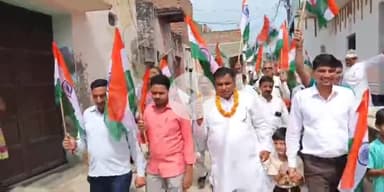 बागपत: भाजपाइयों ने हर घर तिरंगा अभियान के तहत गांधी गांव में तिरंगा यात्रा निकालकर लगाए भारत माता की जय के नारे