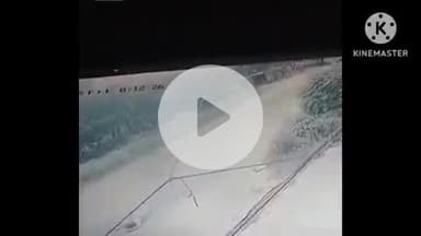 तोशाम: गांव रिवासा में तेज रफ्तार पिकअप ने महिला को मारी टक्कर, घटना सीसीटीवी में कैद