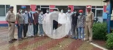 नारासन: मंगलौर कोतवाली पुलिस ने आपस में लड़ाई-झगड़ा कर शांति व्यवस्था भंग करने वाले 11 लोगों को किया गिरफ्तार