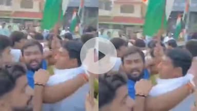 मथुरा: मथुरा में भाजपा की तिरंगा यात्रा में हुई मारपीट, वीडियो हुआ वायरल