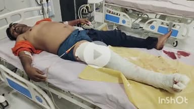 भीलवाड़ा: हुरड़ा में तेज रफ्तार ट्रक की चपेट में आने से बाइक सवार गंभीर घायल, हायर सेंटर किया गया रेफर