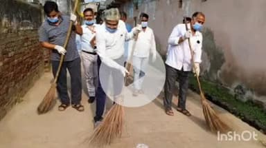 नानपारा: रुपईडीहा नगर अध्यक्ष ने चलाया स्वच्छता महाअभियान, दिया जागरूकता का संदेश