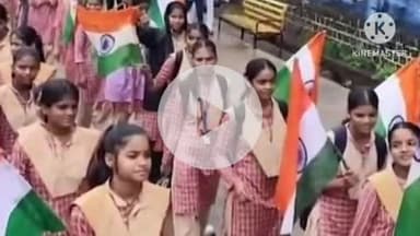 सतना में हर घर तिरंगा अभियान के तहत तिरंगा यात्रा निकाली गई, स्वच्छता की शपथ दिलाई गई