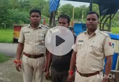 बारां: कुंजेड के पास अवैध बजरी से भरी ट्रैक्टर ट्राली को पुलिस ने किया ज़ब्त, चालक को भी किया गिरफ्तार