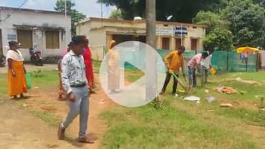 हर घर तिरंगा अभियान के चलते आज स्वच्छता अभियान चलाया गया