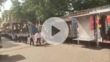 लोहारू: हर घर तिरंगा अभियान के तहत पीएम श्री कन्या स्कूल लोहारू के बच्चों ने शहर में निकाली तिरंगा यात्रा