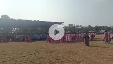 भीलवाड़ा: पुलिस लाइन ग्राउंड में मंगलवार को बच्चों के साथ बाल विवाह रोकथाम पर जागरूकता गतिविधि का आयोजन किया गया