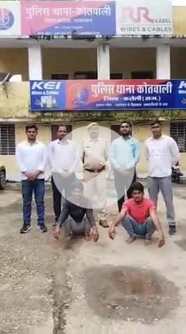 करौली: ट्रक चोरी के मामले में फरार 10-10 हजार रुपये के इनामी 2 बदमाशों को DST टीम ने हरियाणा से किया गिरफ्तार