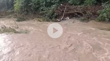 రాయికోడ్: ఉదృతంగా ప్రవహిస్తున్న వాగులో 2 కిలోమీటర్లు కొట్టుకుపోయిన వ్యక్తి మృతి విషాదకర ఘటన వీడియో