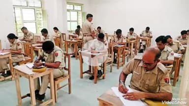 चूरू: चूरू में कांस्टेबल से हेड कांस्टेबल पद्दोन्नति परीक्षा में 59 अभ्यर्थी शामिल हुए