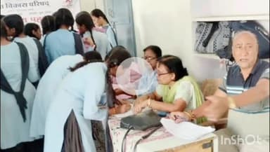 चूरू: चूरू में कन्याओं की एनीमिया जांच शिविर का आयोजन, 221 बच्चियों की जांच की गई