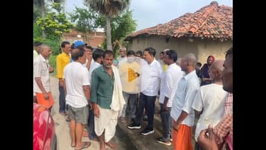 नबीनगर: सीरीस में विधायक विजय कुमार सिंह उर्फ डब्लू सिंह ने मृतक के परिजनों से मिलकर दी सांत्वना