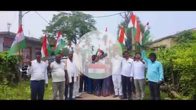 पांकी: पांकी प्रखंड में निकाला गया तिरंगा कार्यक्रम