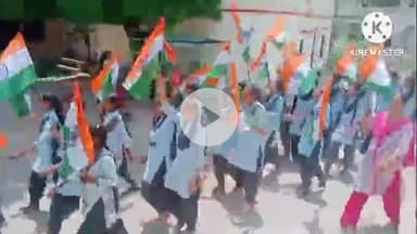 पचपदरा: पारलू ग्राम में निकली भव्य तिरंगा यात्रा, छात्र-छात्राओं व शिक्षकों एवं नागरिकों ने लिया भाग