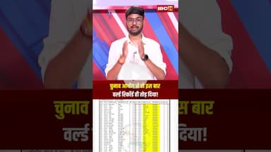 चुनाव आयोग ने तो इस बार वर्ल्ड रिकॉर्ड ही तोड़ दिया! #shorts #varanasi #upnews #electioncommission