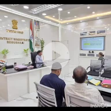 बेगूसराय: मुख्यमंत्री नीतीश कुमार ने बाढ़ प्रभावित जिले की वर्चुअल समीक्षा की, कार्यालय कक्ष से जुड़े DM